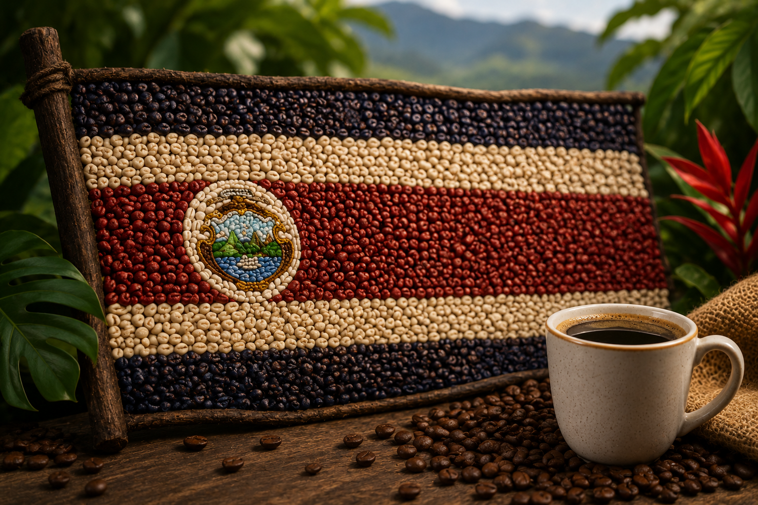 Costa Rican light roast coffee