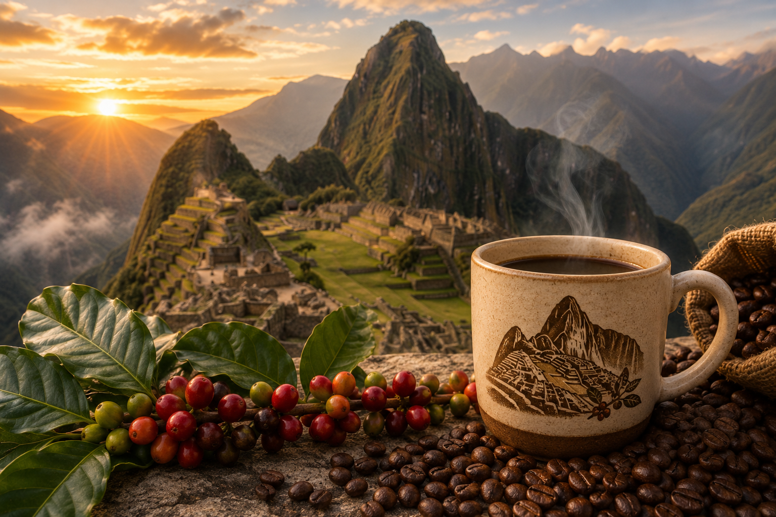Inca Bold medium dark roast coffee