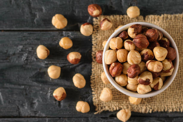 Hazelnut flavored medium roast coffee