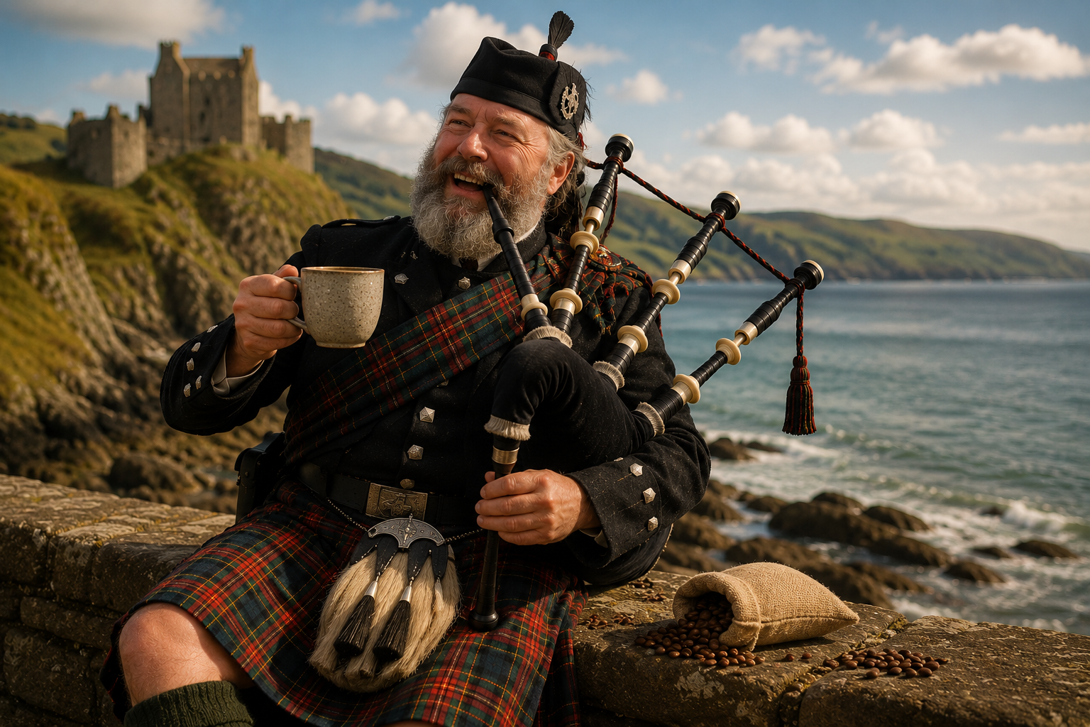 Highlander Grogg medium roast coffee